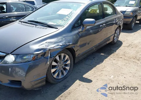 2010 Honda Civic Ex-L from USA, damaged, VIN 2HGFA1F97AH308669